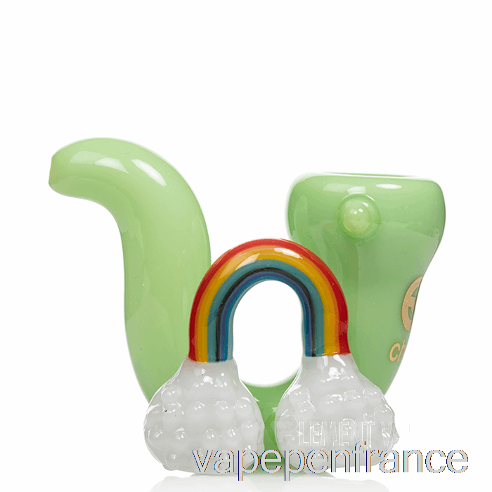 Cheech Glass Rain 'n' Rainbows Pipe à Main Stylo Vape Vert (jade)